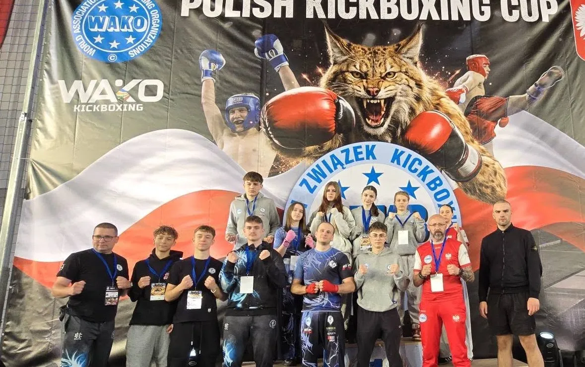 Ekipa KS Dragon na Polish Kickboxing Cup w Kielcach